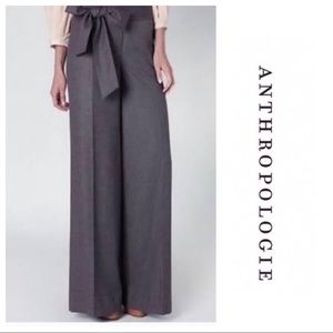 Anthropologie Bow Waist Pant